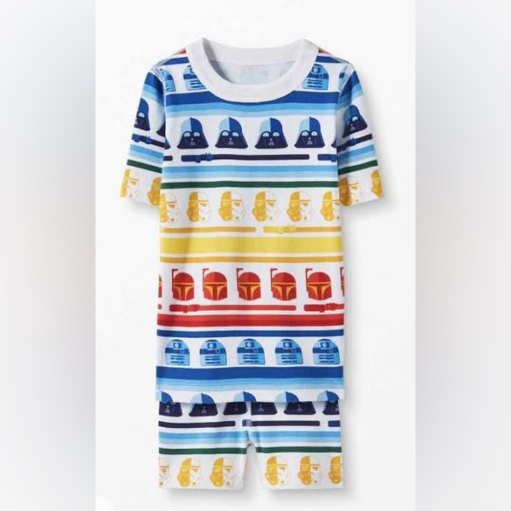 Hannah Andersson Rainbow Short PJ set size 8